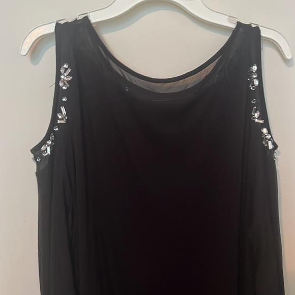 INC international concepts long sleeves top with open shoulders - Picture 6 of 8